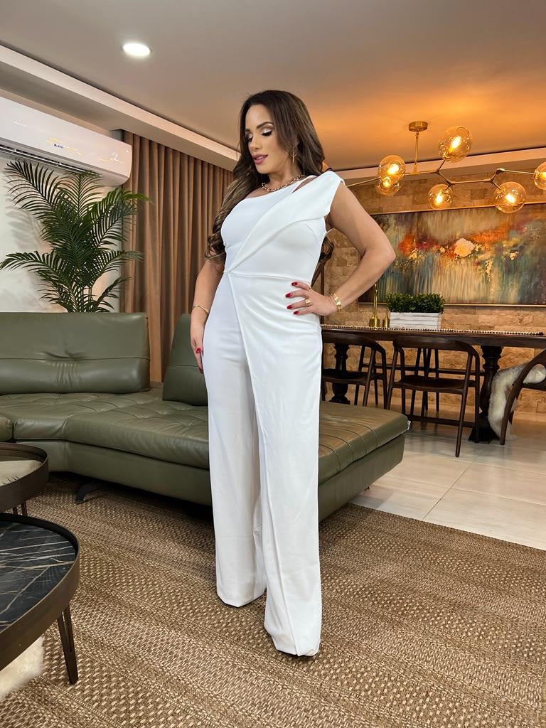 SANDRA ONE SHOULDER JUMPSUIT