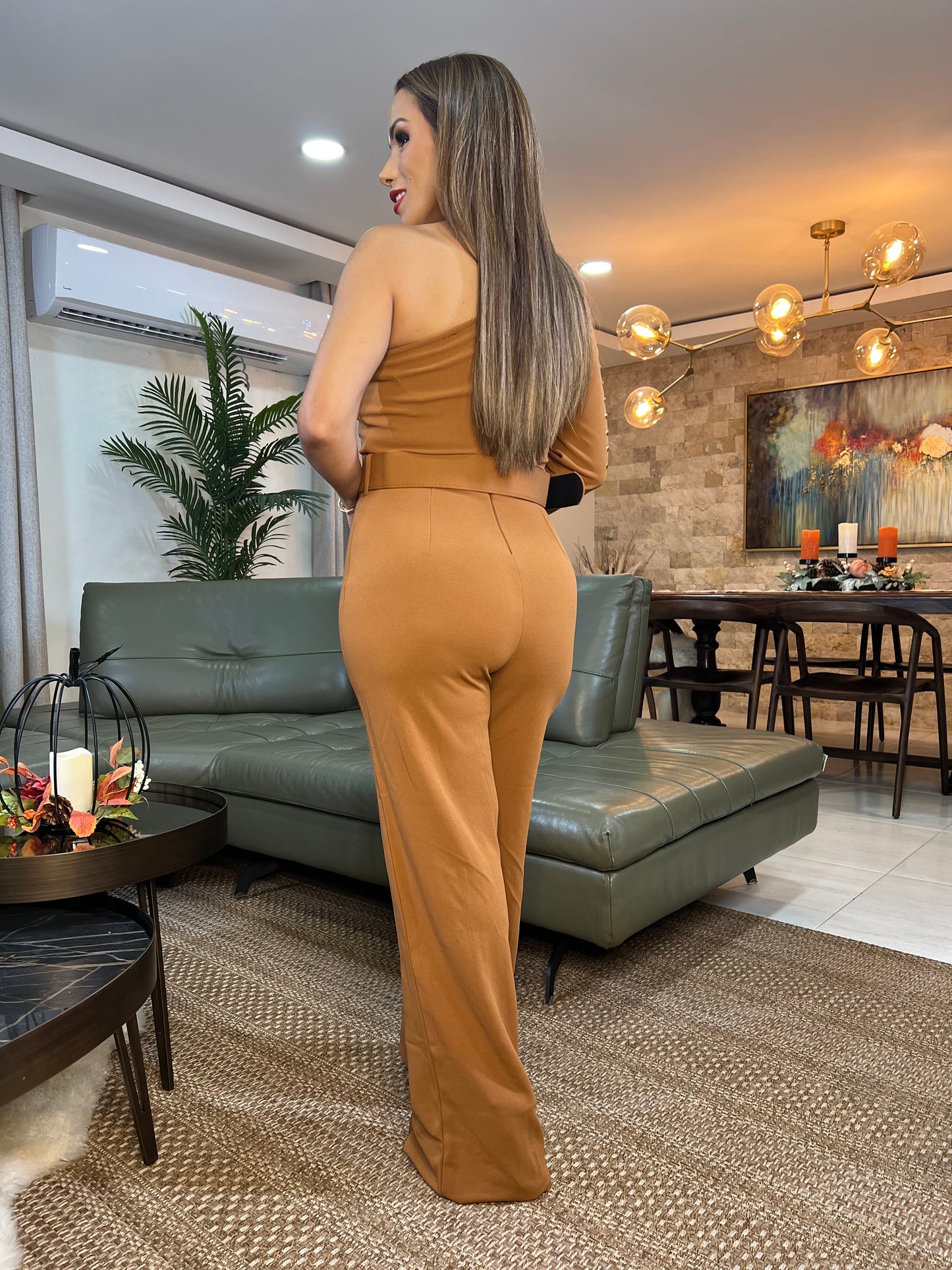 BRITNEY ONE SHOULDER JUMPSUIT