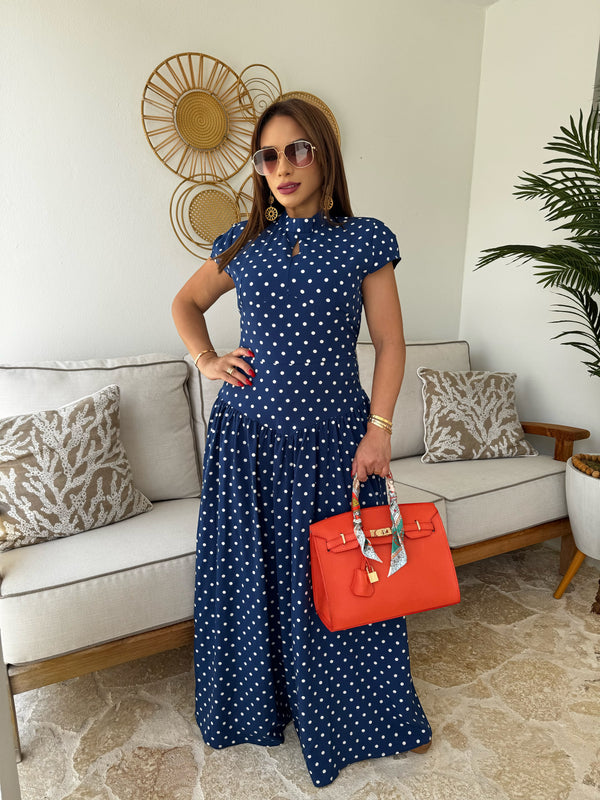 CLASSIC POLKA DOTS DRESS