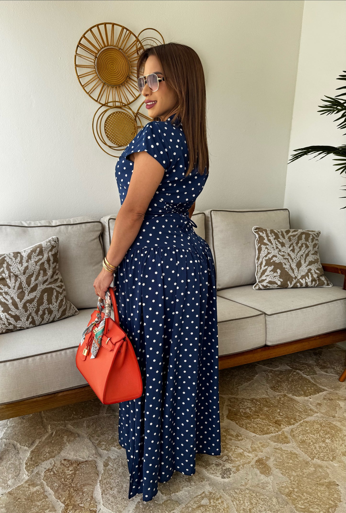 CLASSIC POLKA DOTS DRESS