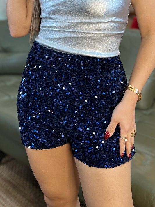 NANCY SEQUINS SHORT
