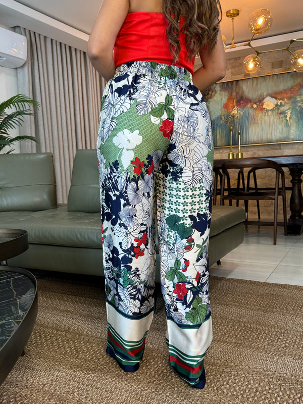 FLORA PRINT PANTS