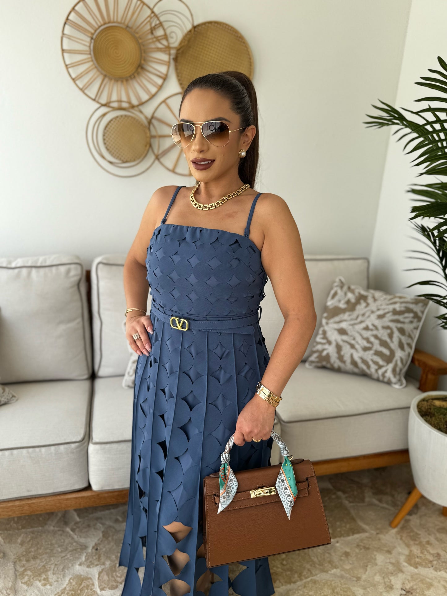 AIMAR MIDI DRESS