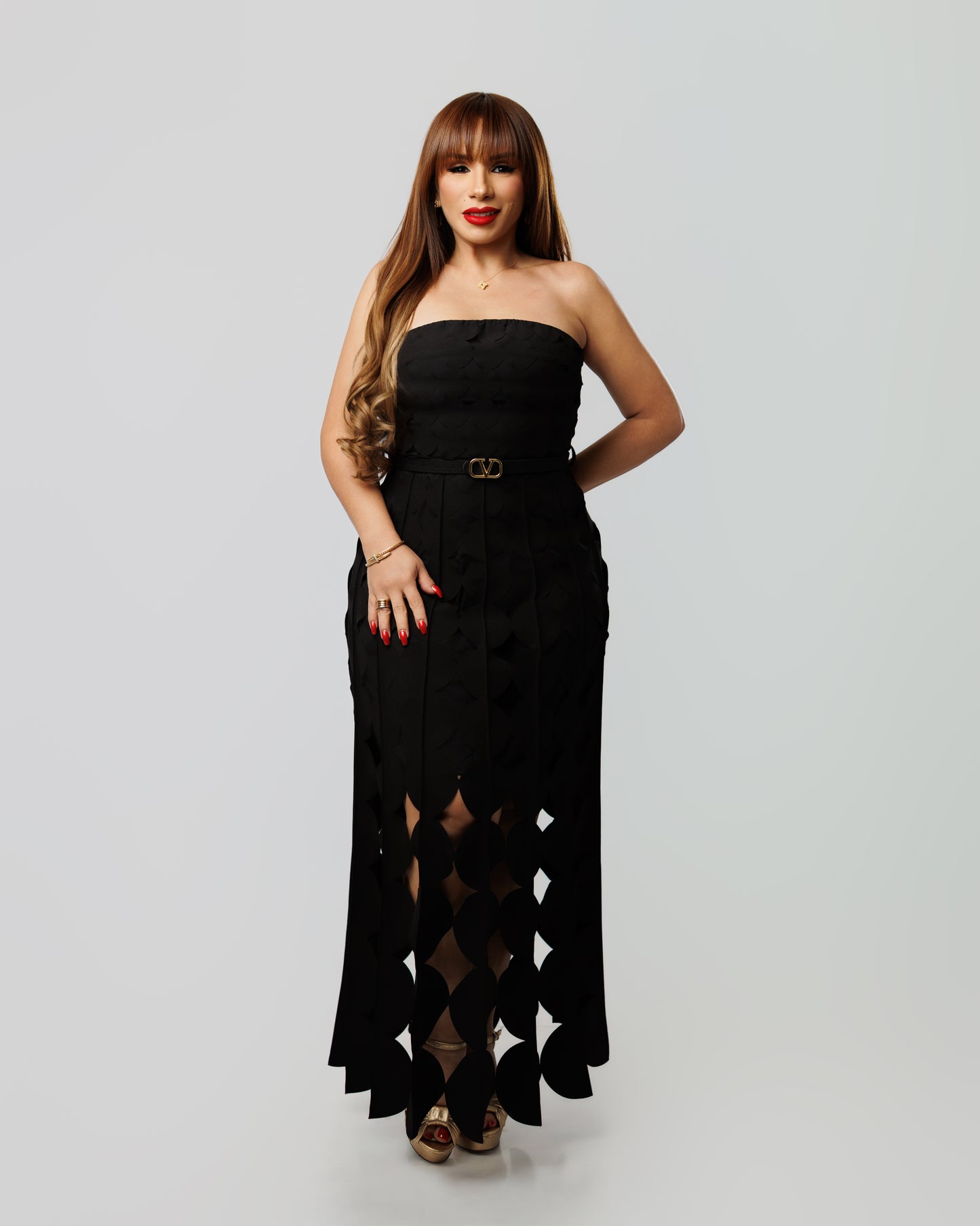 AIMAR MIDI DRESS